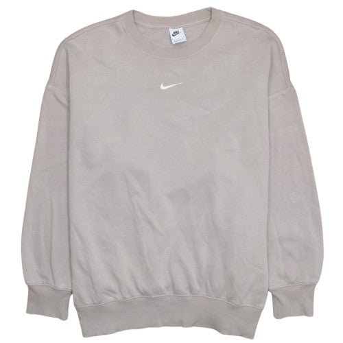 Nike Mens Beige XL Crew Neck Pullover Sweatshirt