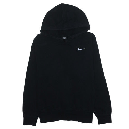 Nike Men's Black Pullover Hoodie L Regular Fit Fleece Sweatshirt