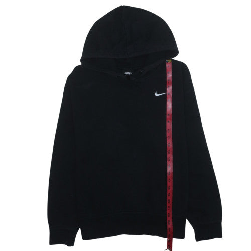 Nike Men's Black Pullover Hoodie L Regular Fit Fleece Sweatshirt