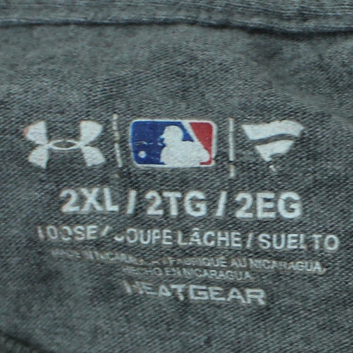 Under Armour Men’s Grey 2XL Baseball Graphic Sports T-Shirt
