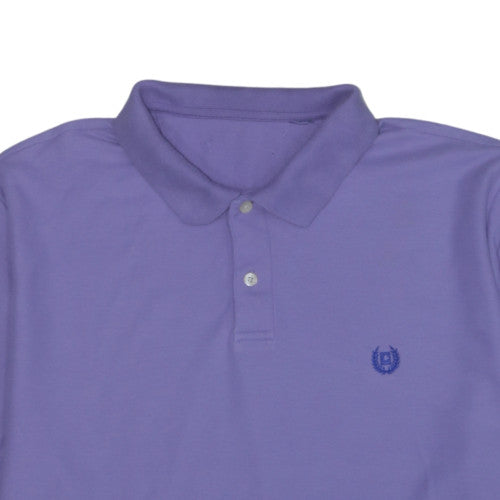 Chaps Men's Purple Cotton Short Sleeve Polo Shirt XL