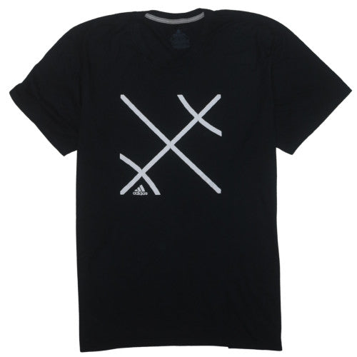 Adidas Men's Black 2XL Performance Graphic Short Sleeve T-Shirt
