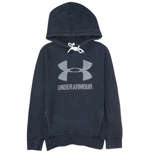 Under Armour Men's Black Pullover Hoodie Size S Relaxed Fit Sportswear
