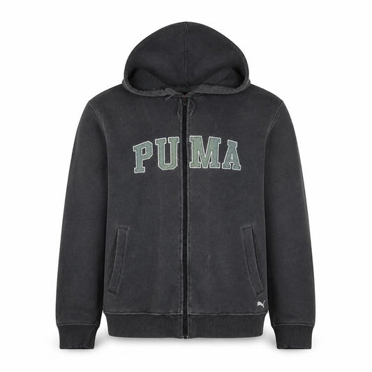 Puma Men's Black Full Zip Fleece Hoodie Size M Sportswear