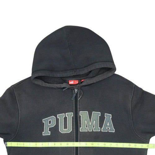 Puma Men's Black Full Zip Fleece Hoodie Size M Sportswear