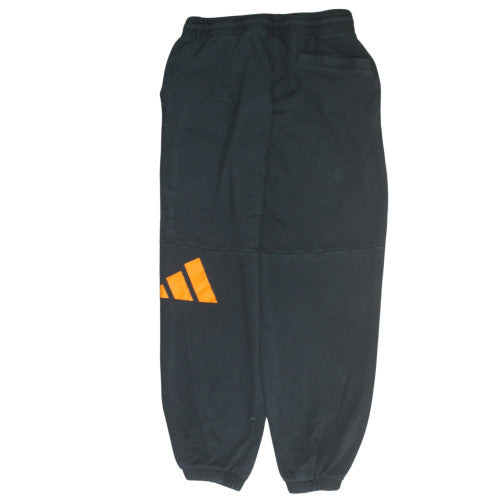 Adidas Men's Black Jogger Sweatpants M Regular Fit Fleece Activewear