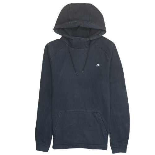 Nike Men's Black Pullover Hoodie L Fleece Regular Fit