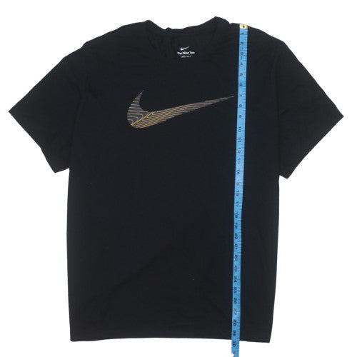 Nike Men's Black 2XL Dri-FIT Logo Short Sleeve T-Shirt