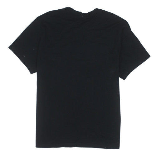 Nike Men's Black 2XL Dri-FIT Logo Short Sleeve T-Shirt