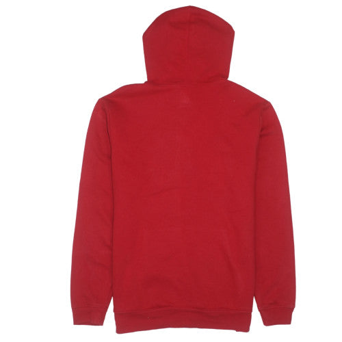 GAP Men's Red Pullover Hoodie M Cotton Blend Classic Style