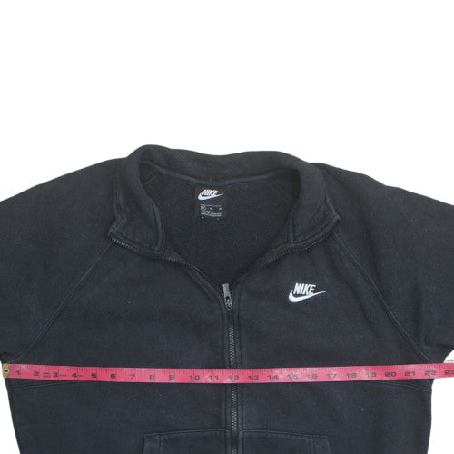 Nike Men's Black Full Zip Fleece Hoodie Size M