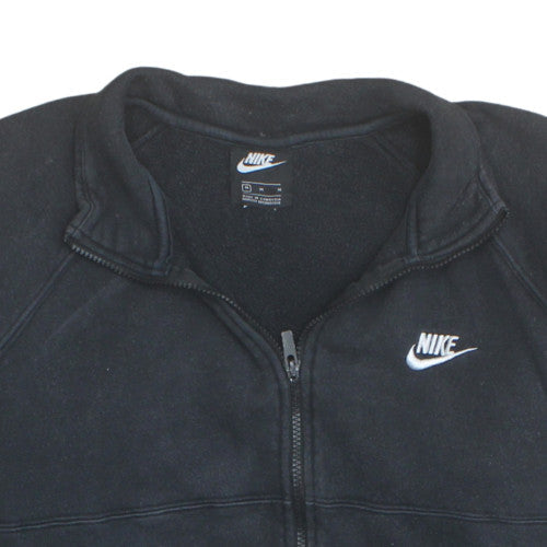 Nike Men's Black Full Zip Fleece Hoodie Size M