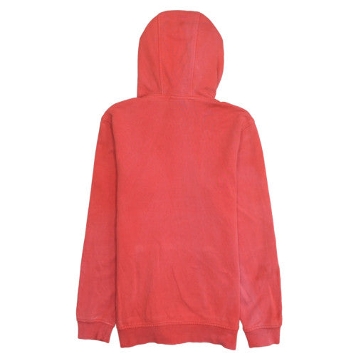 Helly Hansen Men's Red Pullover Hoodie S Logo Graphic Cotton Sweatshirt