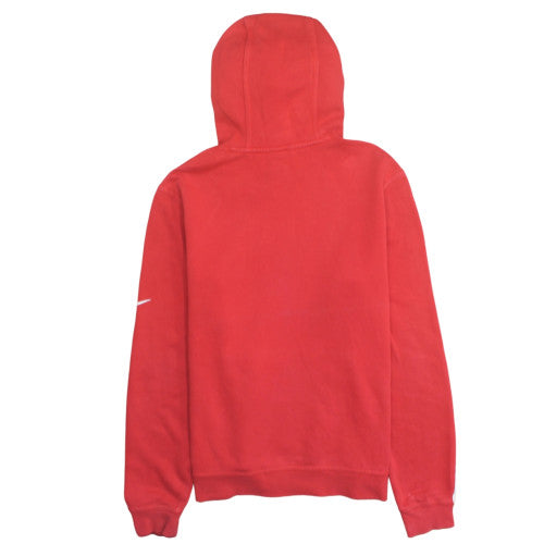 Nike Men's Red Pullover Hoodie M Logo Fleece Sportswear