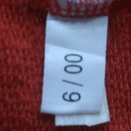 Adidas Men's Red Pullover Crew Neck Fleece Sweatshirt Size M