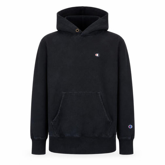 Champion Men's Black Reverse Weave Pullover Hoodie Size L