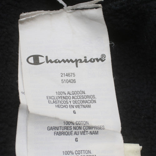 Champion Men's Black Reverse Weave Pullover Hoodie Size L