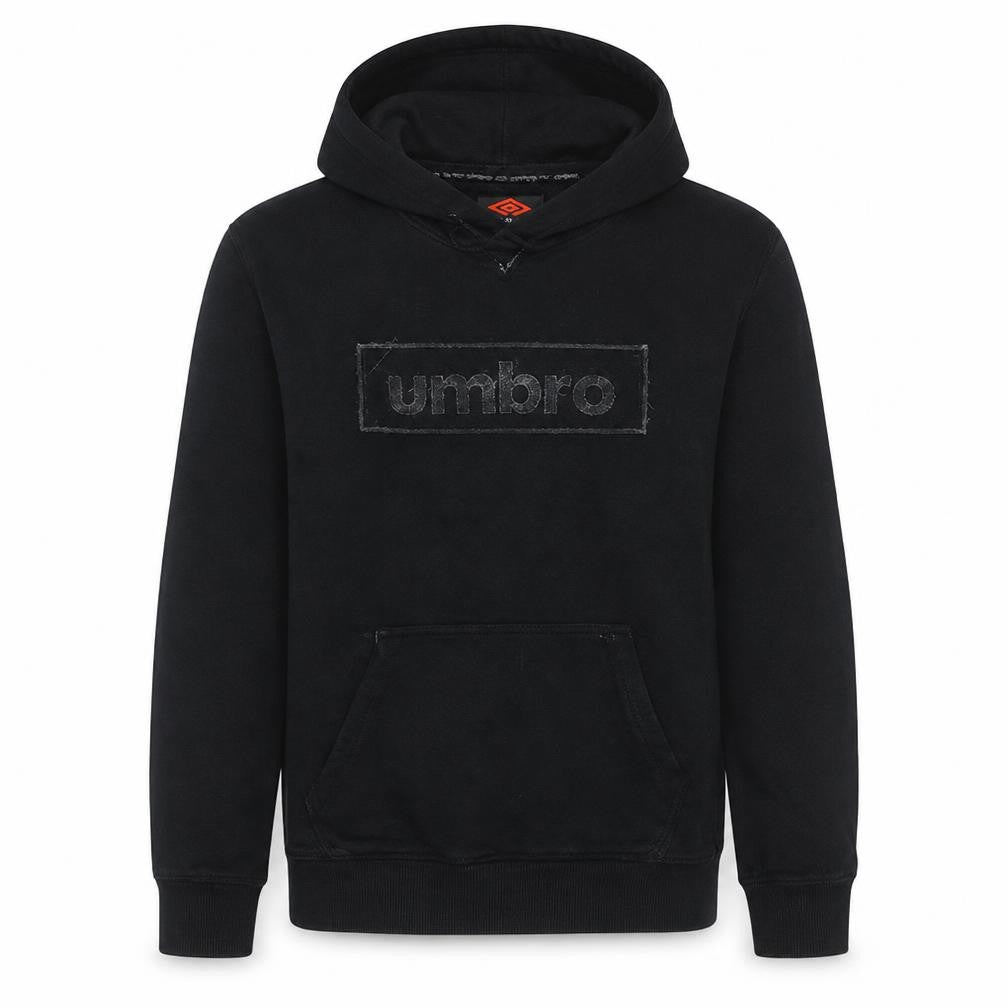 Umbro Men's Black L Pullover Hoodie Sports Fleece Sweatshirt