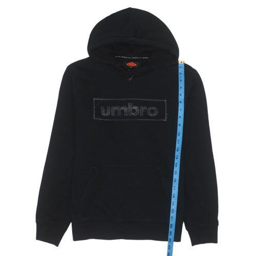 Umbro Men's Black L Pullover Hoodie Sports Fleece Sweatshirt
