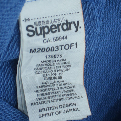 Superdry Men's Blue SD23 Crew Neck Pullover Sweatshirt M