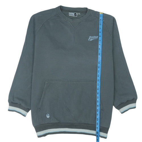 Puma Men's Grey 2XL Pullover Sweatshirt Crew Neck Sportswear