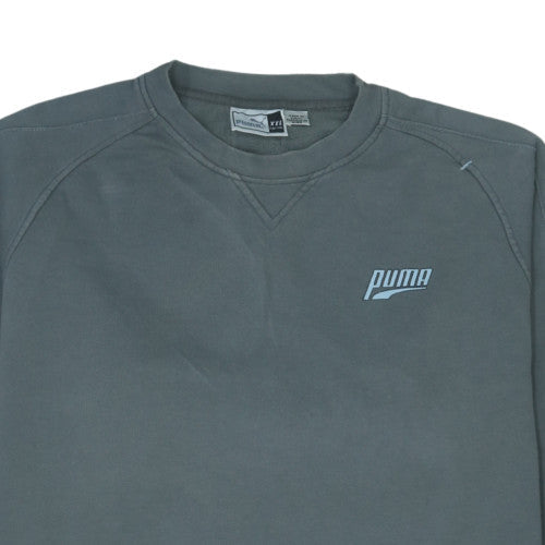 Puma Men's Grey 2XL Pullover Sweatshirt Crew Neck Sportswear