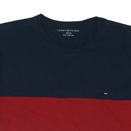 Tommy Hilfiger Men’s Multicoloured 2XL Cotton Colourblock T-Shirt