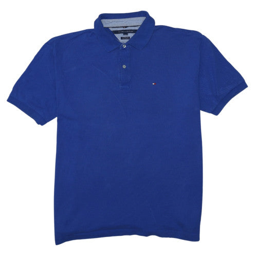 Tommy Hilfiger Men's Blue Classic Fit Cotton Polo Shirt XL