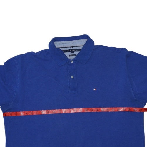Tommy Hilfiger Men's Blue Classic Fit Cotton Polo Shirt XL