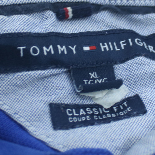 Tommy Hilfiger Men's Blue Classic Fit Cotton Polo Shirt XL