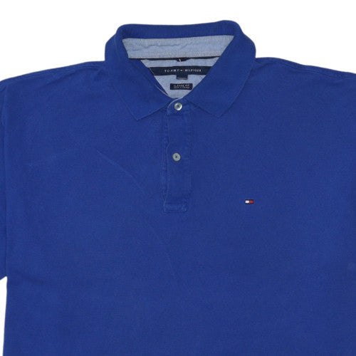 Tommy Hilfiger Men's Blue Classic Fit Cotton Polo Shirt XL