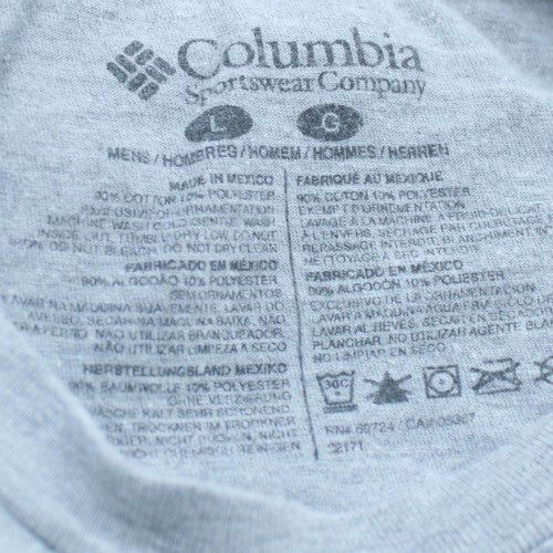 Columbia Men's Grey Rocky Mountains Graphic T-Shirt Size L