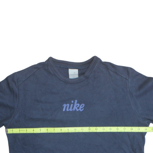 Nike Boys Blue Crew Neck Long Sleeve Pullover Sweatshirt L