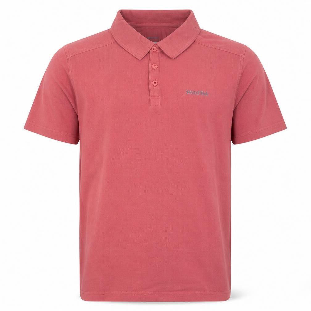 Columbia Men's Pink XL Omni-Wick Short Sleeve Polo Shirt
