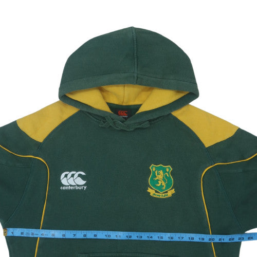 Canterbury Men's Green L Pullover Hoodie Fleece Rugby Sportswear