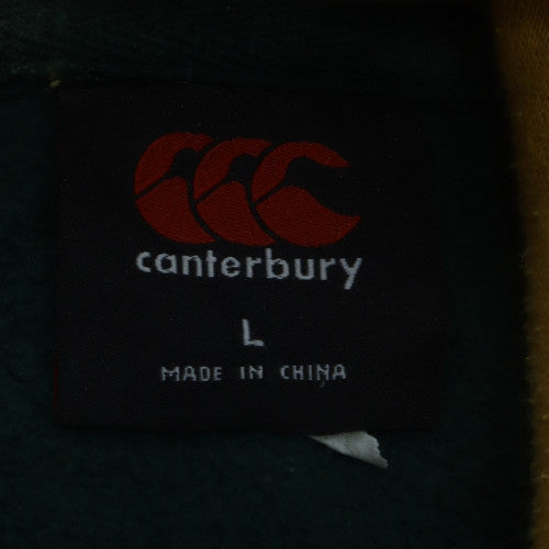 Canterbury Men's Green L Pullover Hoodie Fleece Rugby Sportswear