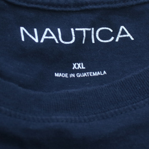 Nautica Men's Blue 2XL Nautical Graphic Crew Neck T-Shirt