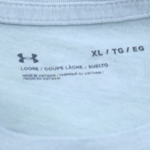 Under Armour Men's Grey XL Relaxed Fit Graphic Sports T-Shirt