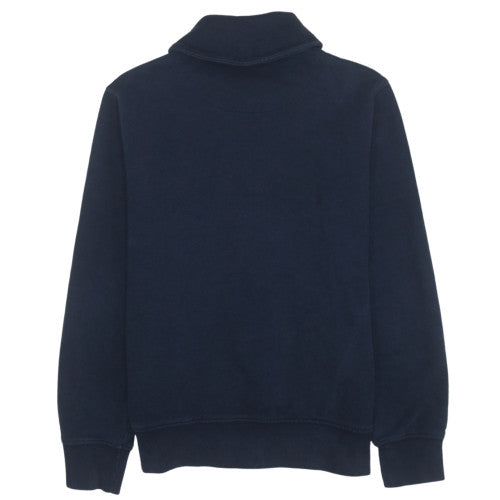 Fred Perry Men's Blue Collared Cotton Cardigan Size L