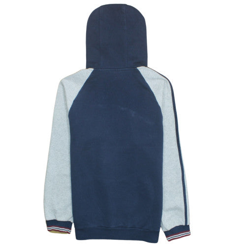 Adidas Men's Blue Pullover Hoodie S Regular Fit Sports Fleece