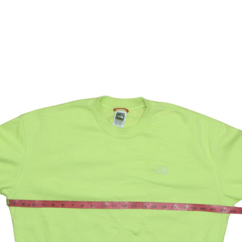 The North Face Men's Green L Crew Neck Cotton Pullover Sweatshirt