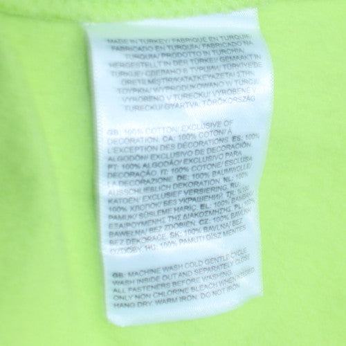 The North Face Men's Green L Crew Neck Cotton Pullover Sweatshirt