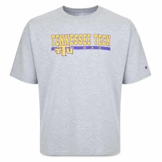 Champion Men's Grey Tennessee Tech Dad 2XL College T-Shirt