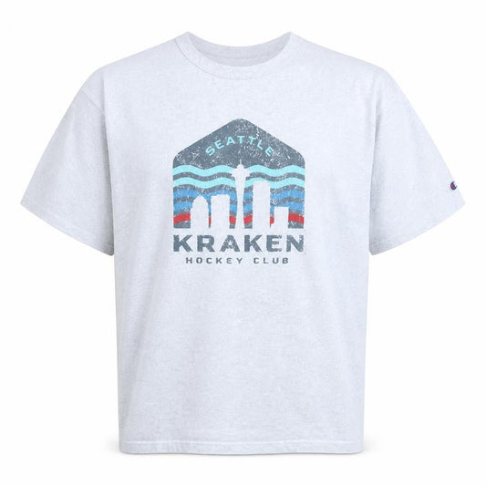 Champion Men’s Grey Seattle Kraken Hockey Club Graphic T-Shirt XXL