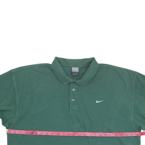 Nike Men's Green XL Classic Fit Cotton Short Sleeve Polo Shirt