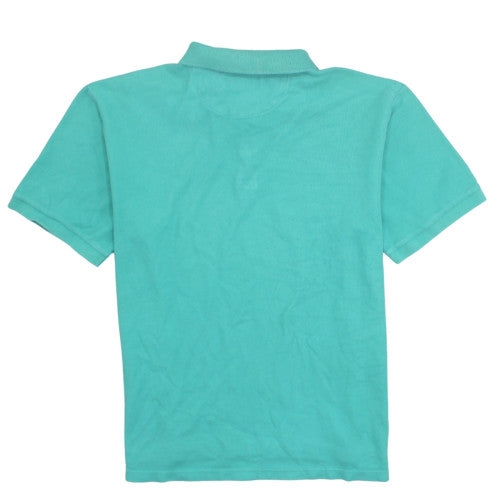 Chaps Mens Green XL Cotton Polo Shirt Short Sleeve Classic Fit