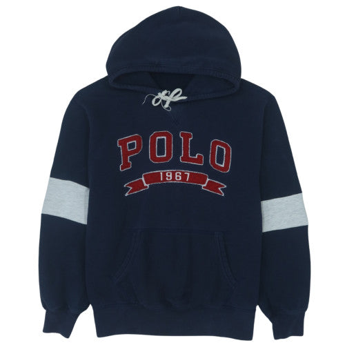 Polo Ralph Lauren Men's Navy Pullover Hoodie Size M Cotton Blend