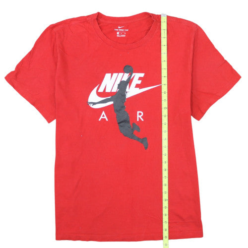 Nike Men’s Red XL Sports Graphic Logo Crew Neck T-Shirt