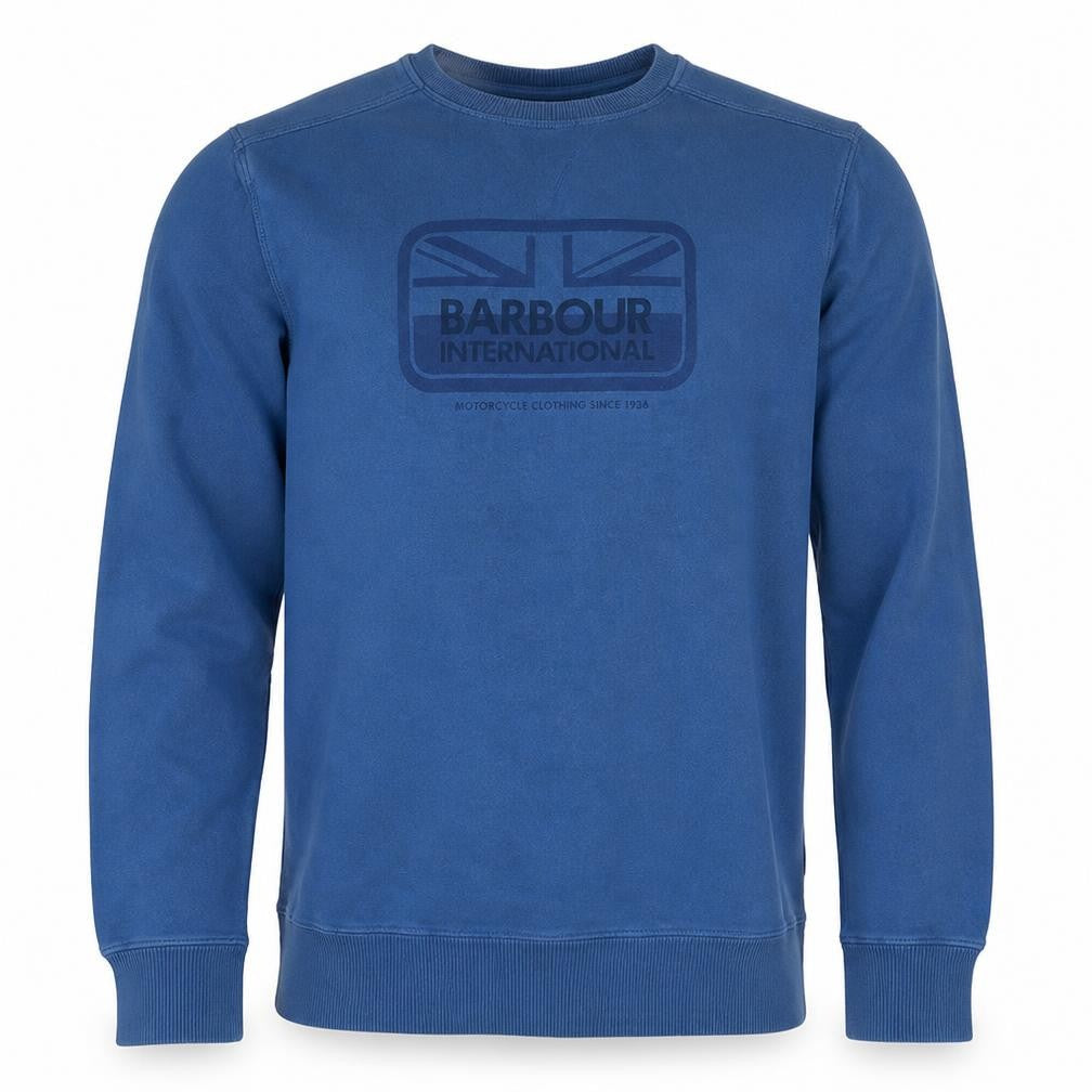 Barbour International Mens Blue L Pullover Sweatshirt