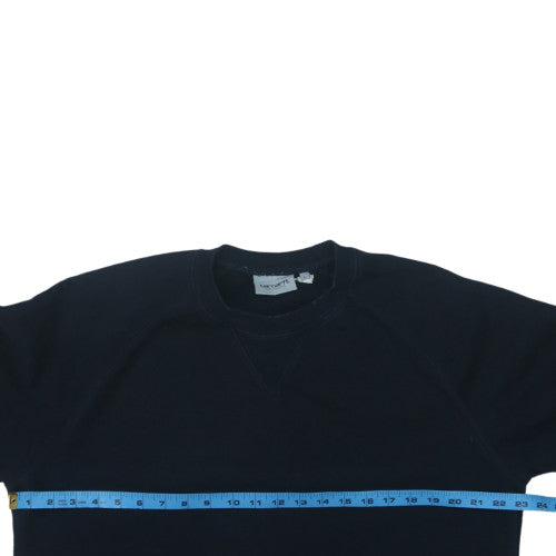 Carhartt Men's Black Pullover Crew Neck Sweatshirt L